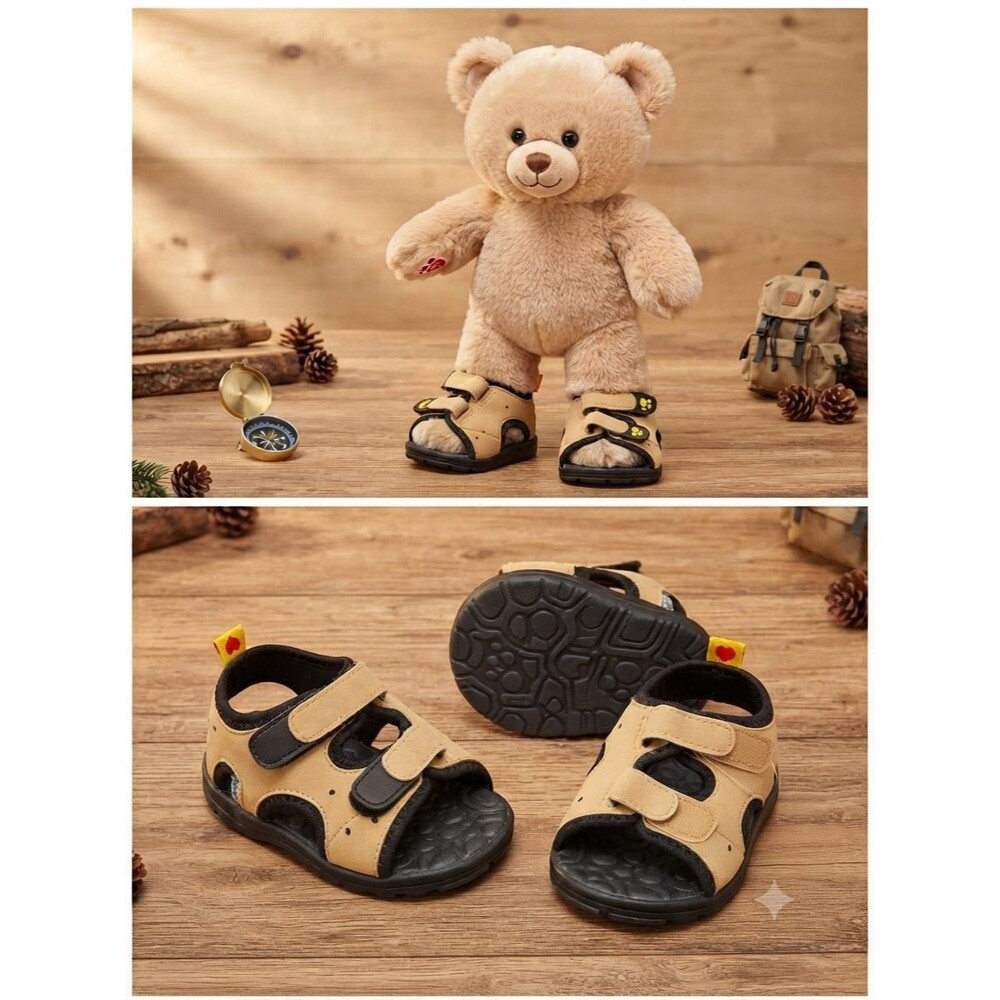 Build-A-Bear Workshop Tan Outdoor Adventure Sandals for Teddy Bears